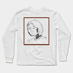 Self-portrait of Hye Rin Woo Long Sleeve T-Shirt